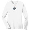 1-DAY RUSH NO MINIMUM Ladies Long Sleeve Crew Neck T-Shirt Thumbnail