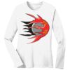 1-DAY RUSH NO MINIMUM Ladies Long Sleeve Crew Neck T-Shirt Thumbnail