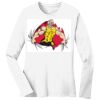 1-DAY RUSH NO MINIMUM Ladies Long Sleeve Crew Neck T-Shirt Thumbnail