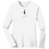 1-DAY RUSH NO MINIMUM Ladies Long Sleeve Crew Neck T-Shirt Thumbnail