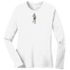 1-DAY RUSH NO MINIMUM Ladies Long Sleeve Crew Neck T-Shirt Thumbnail