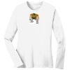 1-DAY RUSH NO MINIMUM Ladies Long Sleeve Crew Neck T-Shirt Thumbnail