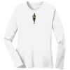 1-DAY RUSH NO MINIMUM Ladies Long Sleeve Crew Neck T-Shirt Thumbnail