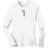 1-DAY RUSH NO MINIMUM Ladies Long Sleeve Crew Neck T-Shirt Thumbnail