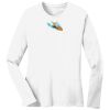 1-DAY RUSH NO MINIMUM Ladies Long Sleeve Crew Neck T-Shirt Thumbnail