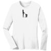 1-DAY RUSH NO MINIMUM Ladies Long Sleeve Crew Neck T-Shirt Thumbnail