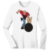 1-DAY RUSH NO MINIMUM Ladies Long Sleeve Crew Neck T-Shirt Thumbnail