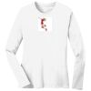 1-DAY RUSH NO MINIMUM Ladies Long Sleeve Crew Neck T-Shirt Thumbnail
