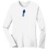 1-DAY RUSH NO MINIMUM Ladies Long Sleeve Crew Neck T-Shirt Thumbnail