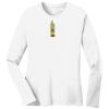 1-DAY RUSH NO MINIMUM Ladies Long Sleeve Crew Neck T-Shirt Thumbnail