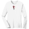 1-DAY RUSH NO MINIMUM Ladies Long Sleeve Crew Neck T-Shirt Thumbnail