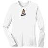 1-DAY RUSH NO MINIMUM Ladies Long Sleeve Crew Neck T-Shirt Thumbnail