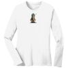 1-DAY RUSH NO MINIMUM Ladies Long Sleeve Crew Neck T-Shirt Thumbnail