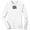 1-DAY RUSH NO MINIMUM Ladies Long Sleeve Crew Neck T-Shirt Thumbnail