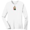 1-DAY RUSH NO MINIMUM Ladies Long Sleeve Crew Neck T-Shirt Thumbnail