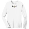 1-DAY RUSH NO MINIMUM Ladies Long Sleeve Crew Neck T-Shirt Thumbnail