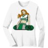 1-DAY RUSH NO MINIMUM Ladies Long Sleeve Crew Neck T-Shirt Thumbnail