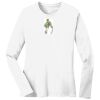 1-DAY RUSH NO MINIMUM Ladies Long Sleeve Crew Neck T-Shirt Thumbnail