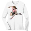 1-DAY RUSH NO MINIMUM Ladies Long Sleeve Crew Neck T-Shirt Thumbnail