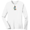 1-DAY RUSH NO MINIMUM Ladies Long Sleeve Crew Neck T-Shirt Thumbnail