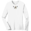 1-DAY RUSH NO MINIMUM Ladies Long Sleeve Crew Neck T-Shirt Thumbnail