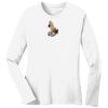 1-DAY RUSH NO MINIMUM Ladies Long Sleeve Crew Neck T-Shirt Thumbnail