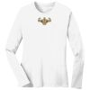 1-DAY RUSH NO MINIMUM Ladies Long Sleeve Crew Neck T-Shirt Thumbnail