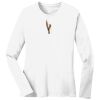 1-DAY RUSH NO MINIMUM Ladies Long Sleeve Crew Neck T-Shirt Thumbnail