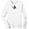 1-DAY RUSH NO MINIMUM Ladies Long Sleeve Crew Neck T-Shirt Thumbnail