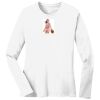 1-DAY RUSH NO MINIMUM Ladies Long Sleeve Crew Neck T-Shirt Thumbnail