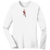 1-DAY RUSH NO MINIMUM Ladies Long Sleeve Crew Neck T-Shirt Thumbnail