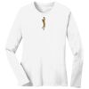 1-DAY RUSH NO MINIMUM Ladies Long Sleeve Crew Neck T-Shirt Thumbnail