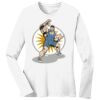 1-DAY RUSH NO MINIMUM Ladies Long Sleeve Crew Neck T-Shirt Thumbnail