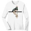 1-DAY RUSH NO MINIMUM Ladies Long Sleeve Crew Neck T-Shirt Thumbnail
