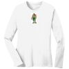 1-DAY RUSH NO MINIMUM Ladies Long Sleeve Crew Neck T-Shirt Thumbnail