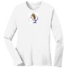 1-DAY RUSH NO MINIMUM Ladies Long Sleeve Crew Neck T-Shirt Thumbnail