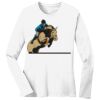 1-DAY RUSH NO MINIMUM Ladies Long Sleeve Crew Neck T-Shirt Thumbnail
