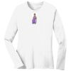1-DAY RUSH NO MINIMUM Ladies Long Sleeve Crew Neck T-Shirt Thumbnail