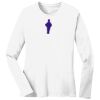 1-DAY RUSH NO MINIMUM Ladies Long Sleeve Crew Neck T-Shirt Thumbnail