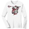 1-DAY RUSH NO MINIMUM Ladies Long Sleeve Crew Neck T-Shirt Thumbnail