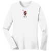 1-DAY RUSH NO MINIMUM Ladies Long Sleeve Crew Neck T-Shirt Thumbnail