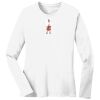 1-DAY RUSH NO MINIMUM Ladies Long Sleeve Crew Neck T-Shirt Thumbnail