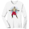 1-DAY RUSH NO MINIMUM Ladies Long Sleeve Crew Neck T-Shirt Thumbnail