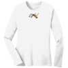 1-DAY RUSH NO MINIMUM Ladies Long Sleeve Crew Neck T-Shirt Thumbnail