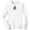 1-DAY RUSH NO MINIMUM Ladies Long Sleeve Crew Neck T-Shirt Thumbnail