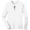 1-DAY RUSH NO MINIMUM Ladies Long Sleeve Crew Neck T-Shirt Thumbnail