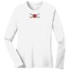 1-DAY RUSH NO MINIMUM Ladies Long Sleeve Crew Neck T-Shirt Thumbnail