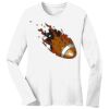 1-DAY RUSH NO MINIMUM Ladies Long Sleeve Crew Neck T-Shirt Thumbnail