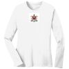 1-DAY RUSH NO MINIMUM Ladies Long Sleeve Crew Neck T-Shirt Thumbnail