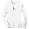 1-DAY RUSH NO MINIMUM Ladies Long Sleeve Crew Neck T-Shirt Thumbnail